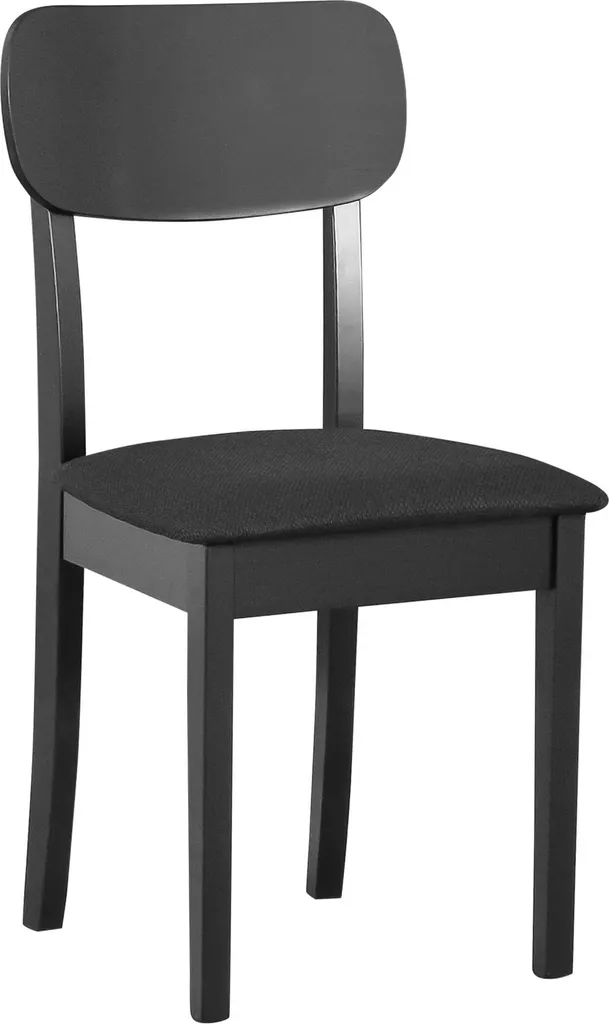 Sedia da Pranzo Selsey Noeles Nera - Legno di Faggio e Comfort