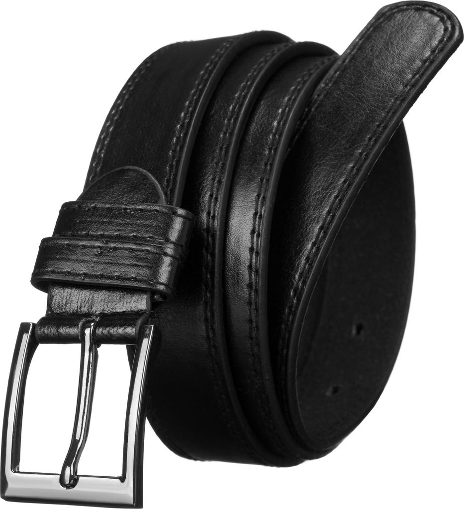 Schmaler Gürtel BOM-P1 SCHWARZ 130