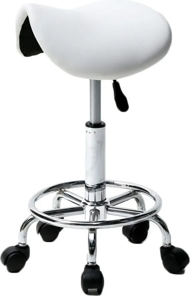 FCH Sedia Girevole Design Sella | Sgabello Regolabile Ergonomico Moderno
