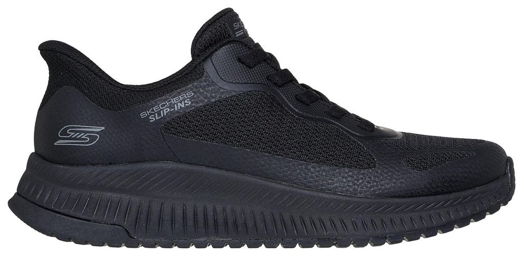 Skechers Slip-Ins Bobs Squad 4, zwarte dames sneakers Productafbeelding 