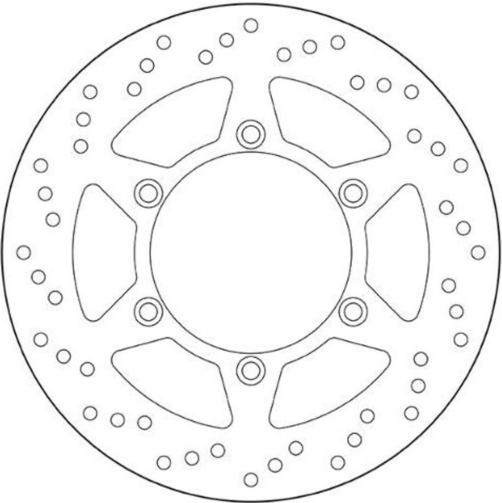 BREMBO Bremsscheibe für SUZUKI MOTORCYCLES DR 300mm Produktbild 