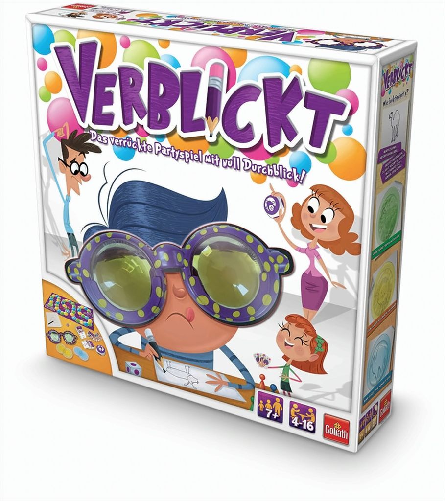 Goliath Verblickt, Partyspiel, für 4-16 Spieler, ab 7 Produktbild 