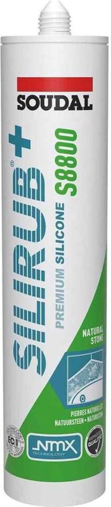 Soudal Neutralsilikon Silirub+ S8800 transparent 300 ml Produktbild 