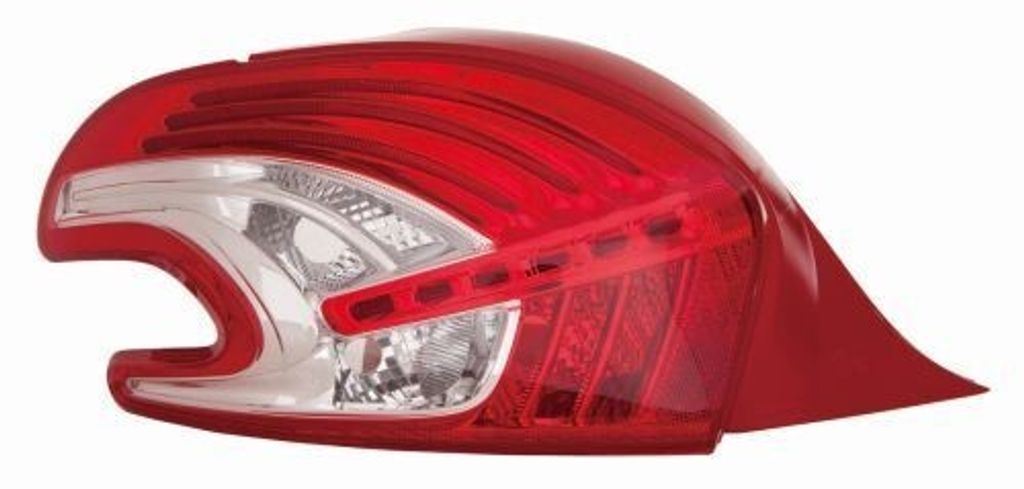 ABAKUS Rückleuchte Heckleuchte Rechts passend für PEUGEOT 208 I Schrägheck (CA, CC)