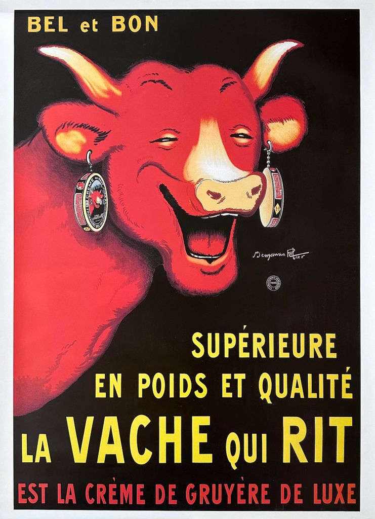 La vache qui rit - 50x70cm Affiche Poster Image du produit 