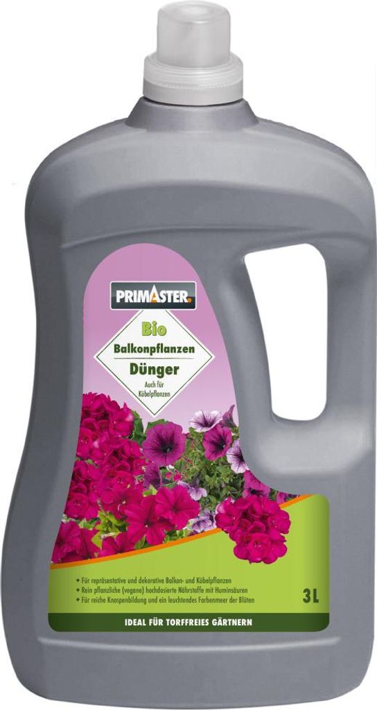 Primaster Flüssigdünger für Balkonpflanzen 3 L