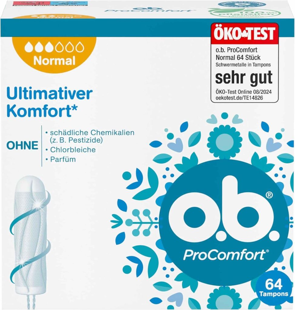 OB Pro Comfort Normal 64 Stk. Zdjęcie produktu 