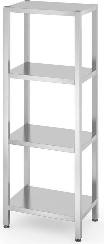 HENDI Scaffale con 4 ripiani - avvitati, Linea Cucina, Immagine del prodotto 