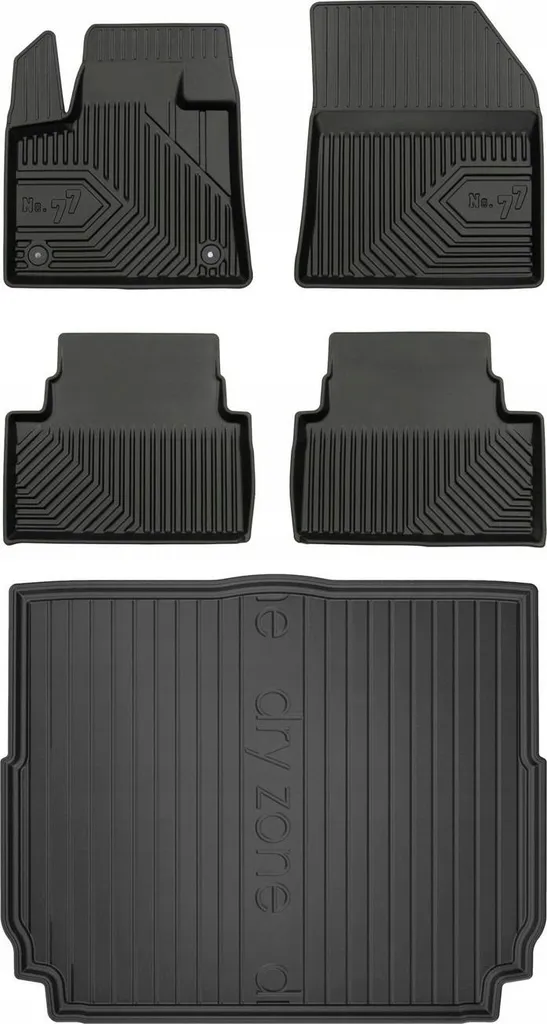 Set 77 Tappetini Gomma Citroen C5 Aircross 2018-2024 | Qualità di Una Volta