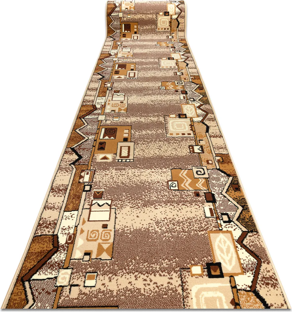 Marche BCF SZLACZEK Beige 60 cm | Tapis de Couloir Chic 60x580 cm