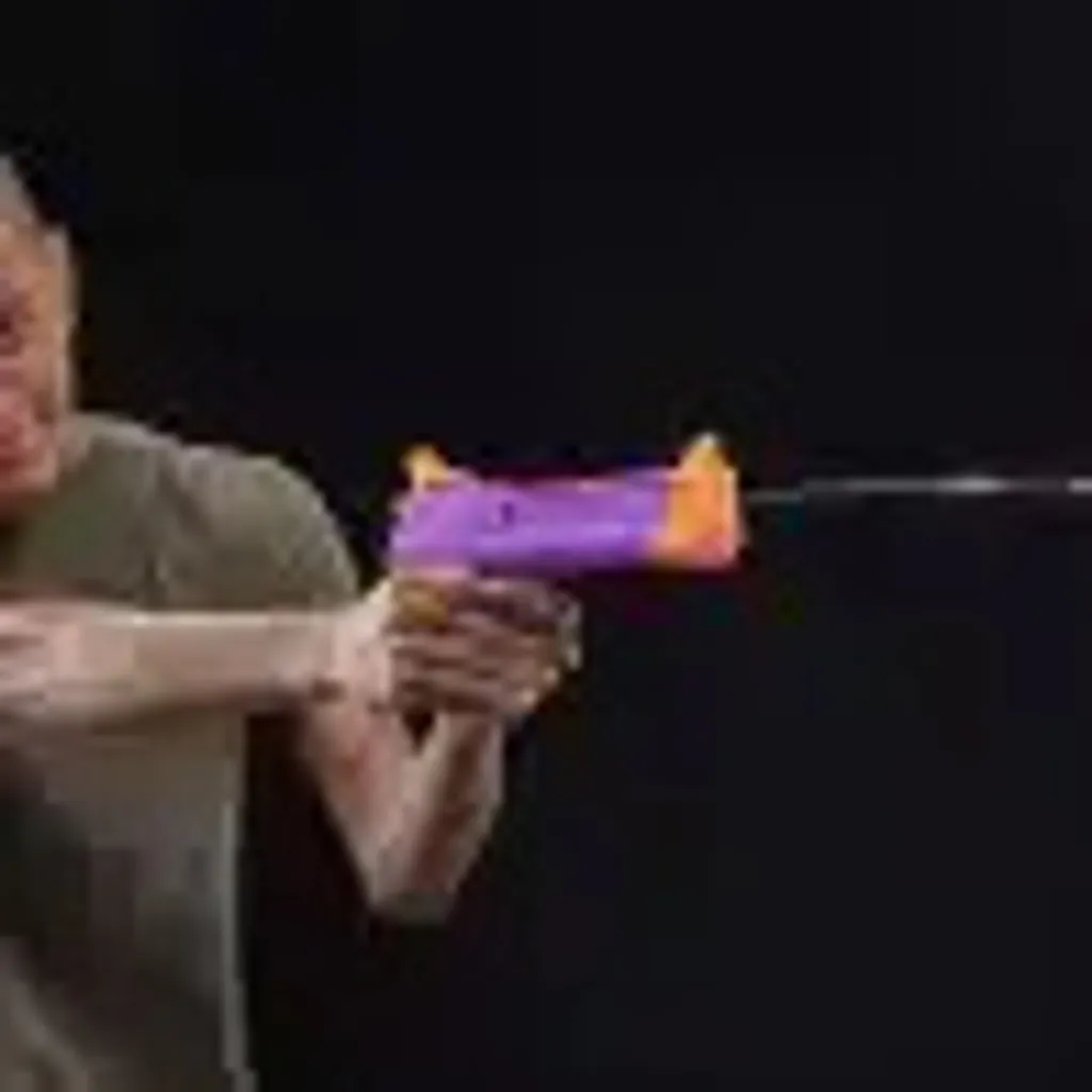 Pistolet à eau Nerf Fortnite HC-E - Canon à main bleu et gris - Été - 7