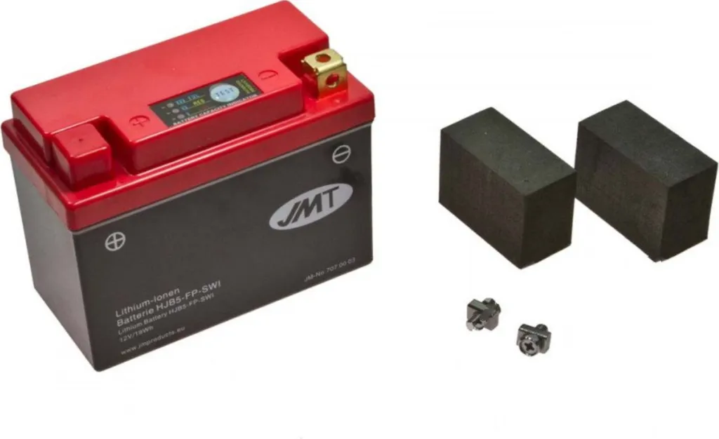 Batteria Litio Racing HJB5-FP | Max Spunto 180A | Pesa solo 400g