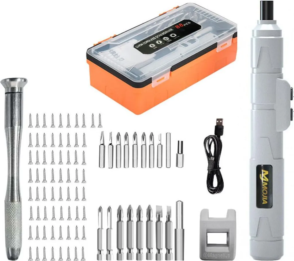 Tournevis électrique rechargeable USB avec batterie lithium intégrée