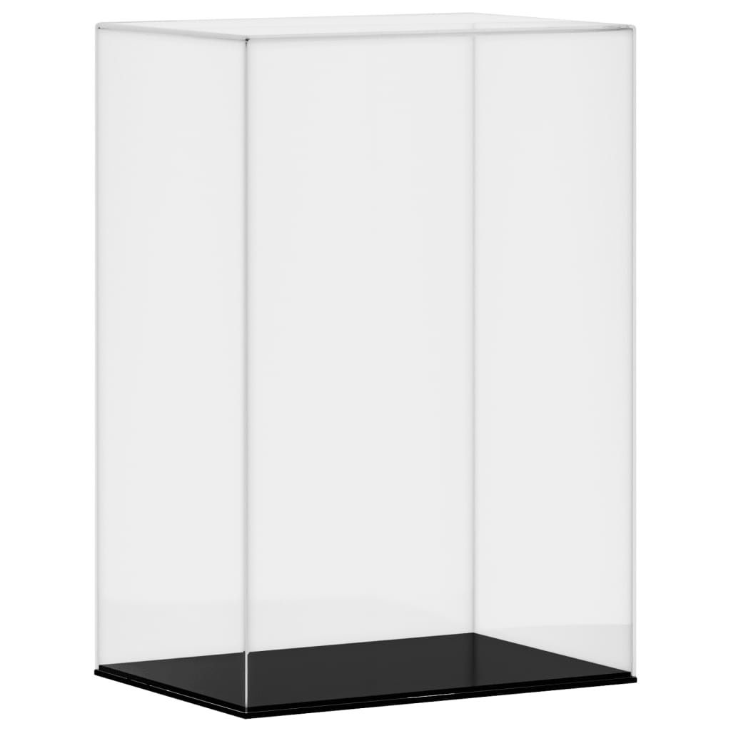 vidaXL Vetrina trasparente 17x12x25 cm Acrilico Immagine del prodotto 