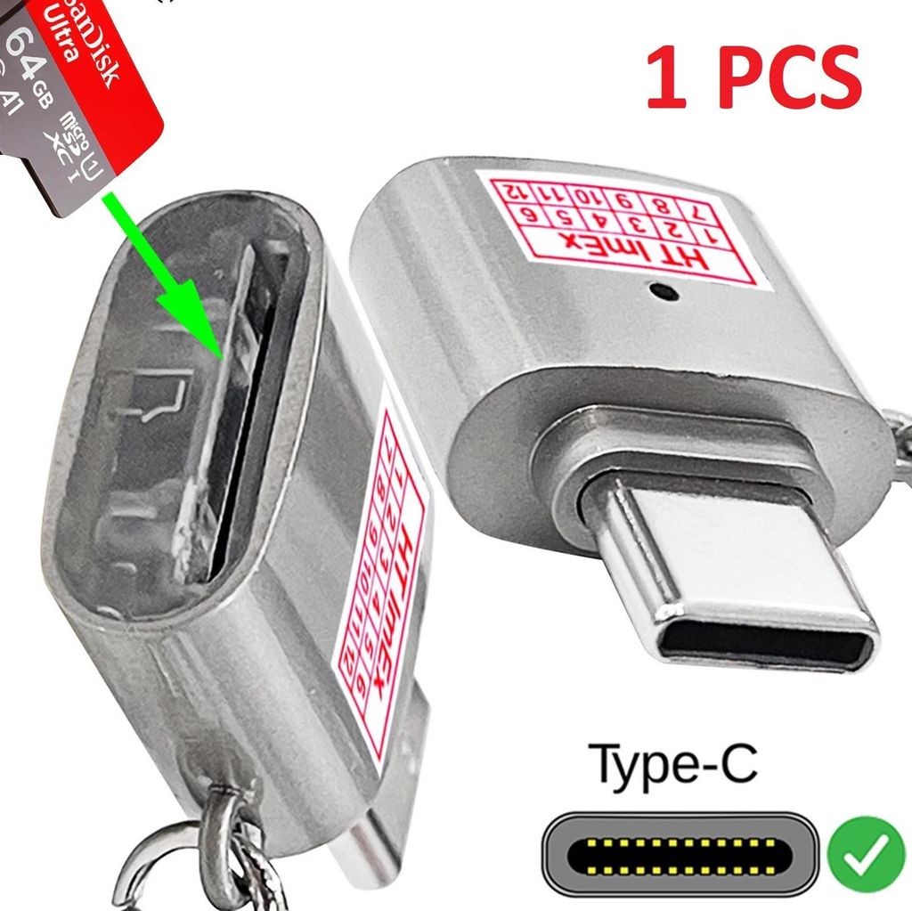Micro SD Kartenleser USB C SD Kartenleser Speicherkartenleser OTG Adapter NEU DE
