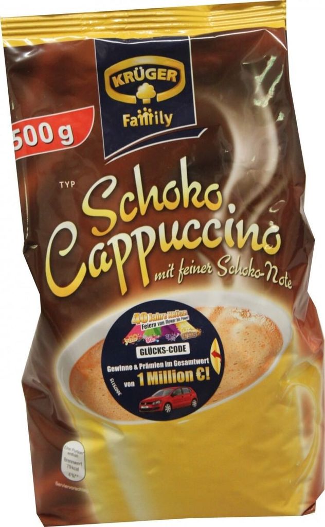 Krüger Family Cappuccino Schoko | 500-g-Beutel Produktbild 3