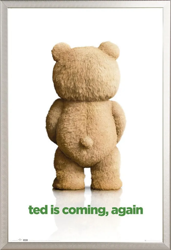 Poster cinéma Ted 2 encadré sous verre acrylique Shinsuke