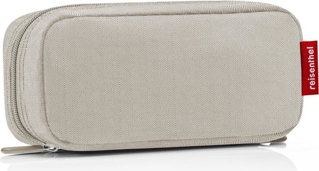 reisenthel multicase, Kulturbeutel, Schminktasche, Mäppchen, Federmappe, Herringbone Sand, 1.5 L, WJ6049