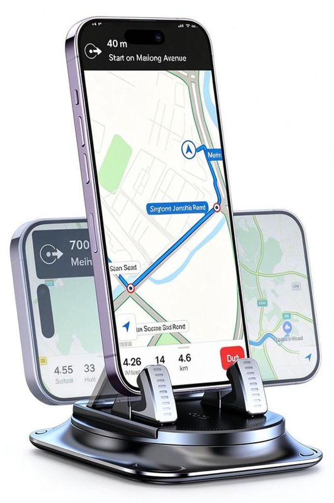 Handyhalterung Auto mit Saugnapf, 360° drehbarer KFZ Produktbild 