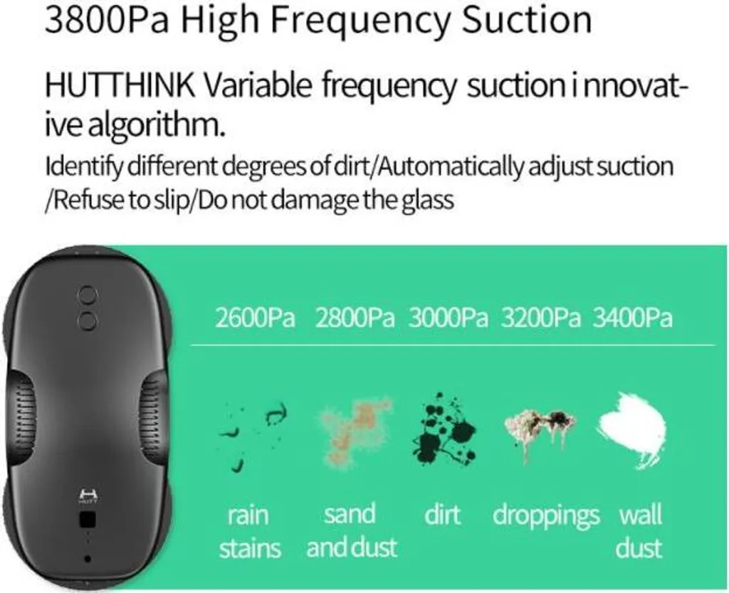 Fini les Traces sur vos Vitres avec le Robot Hutt DDC5 Smart Noir Pro - 11