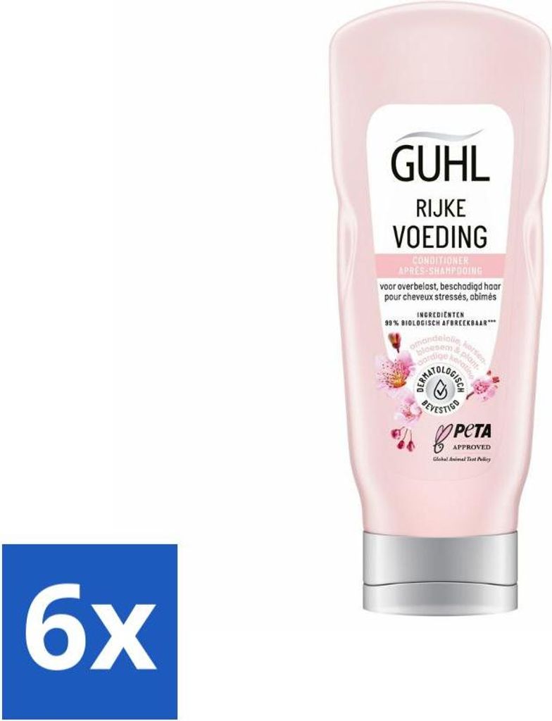 Guhl - Conditioner - Rich Nutrition - 200 ml - Vorteilspack - 6 Stücke