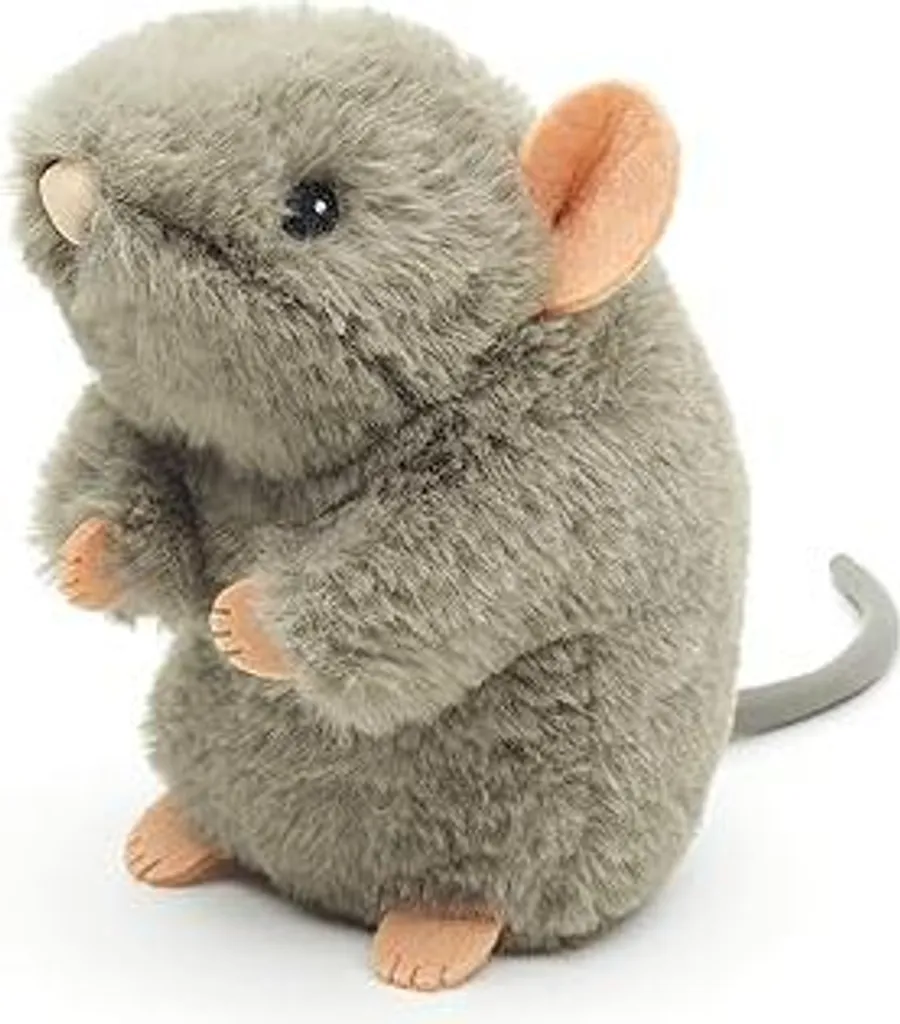 Topolino di Peluche Uni-Toys 15 cm: Eco-Line 100% Green