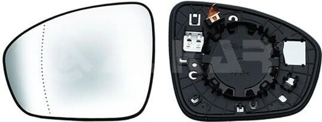 Glace de rétroviseur gauche Renault Arkana I : Pièce OE 963664787R ALKAR