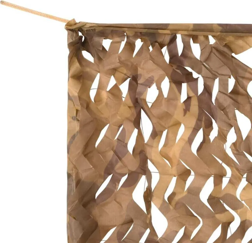 Telo Ombreggiante Mimetico Sabbia 8x2m vidaXL | Arredo Giardino - 5