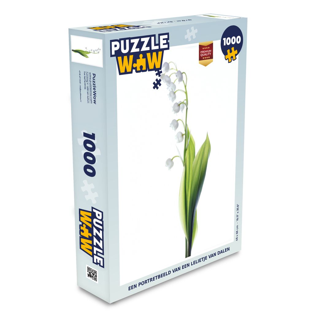 MuchoWow Puzzle 1000 Teile Ein Porträtbild eines Maiglöckchens - Spielzeug - Alt und Jung - Spiele - Puzzeln