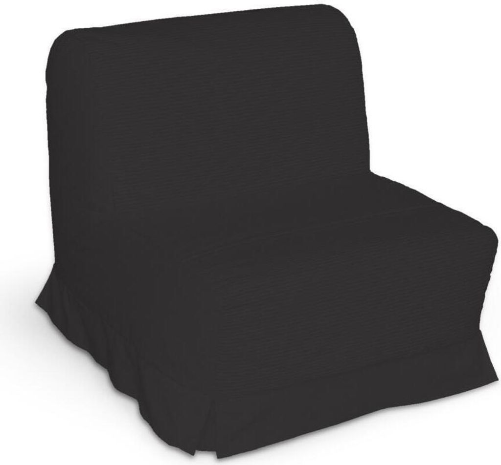 Dekoria Bezug für Lycksele Sessel mit Kellerfalten, anthrazit, Bezug für Lycksele Sessel