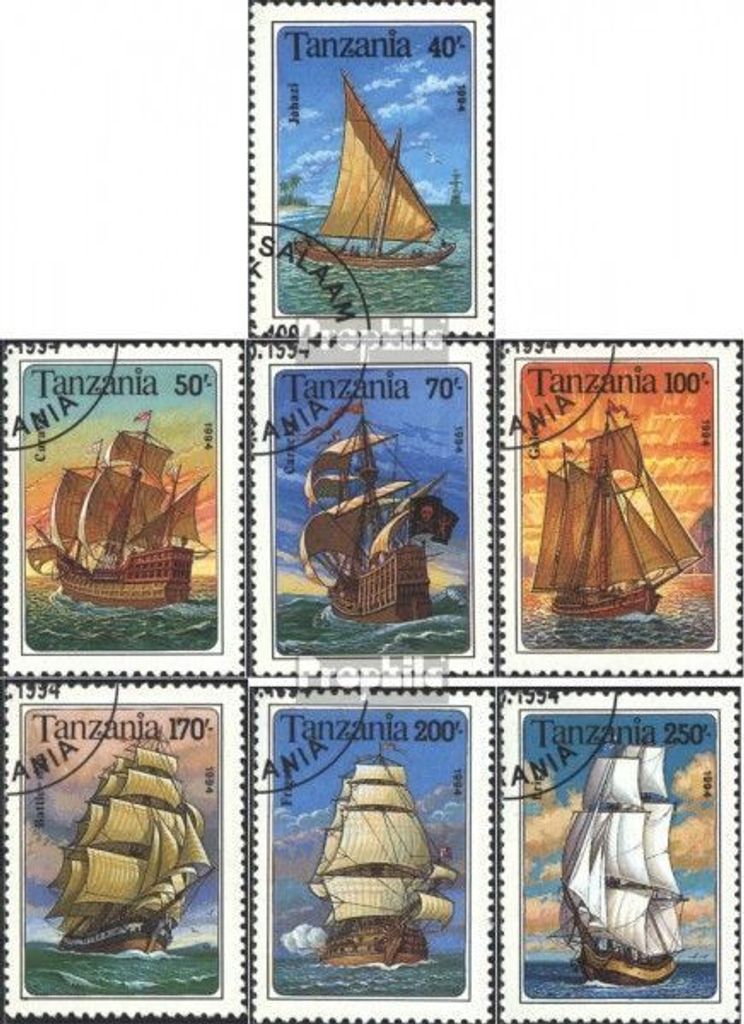 Briefmarken Tansania 1994 Mi 1739-1745 (kompl.Ausg.) Produktbild 
