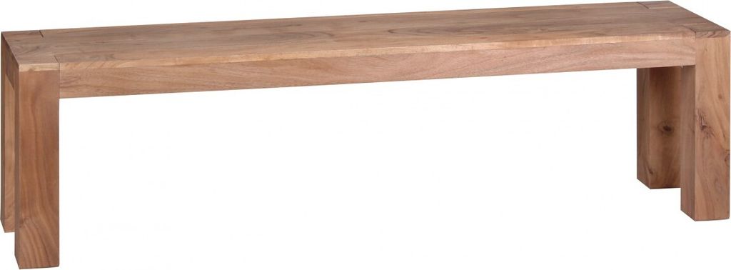 Jedálenská lavica mumbai masívna akácia 160 x 45 x 35 cm Obrázok produktu 3