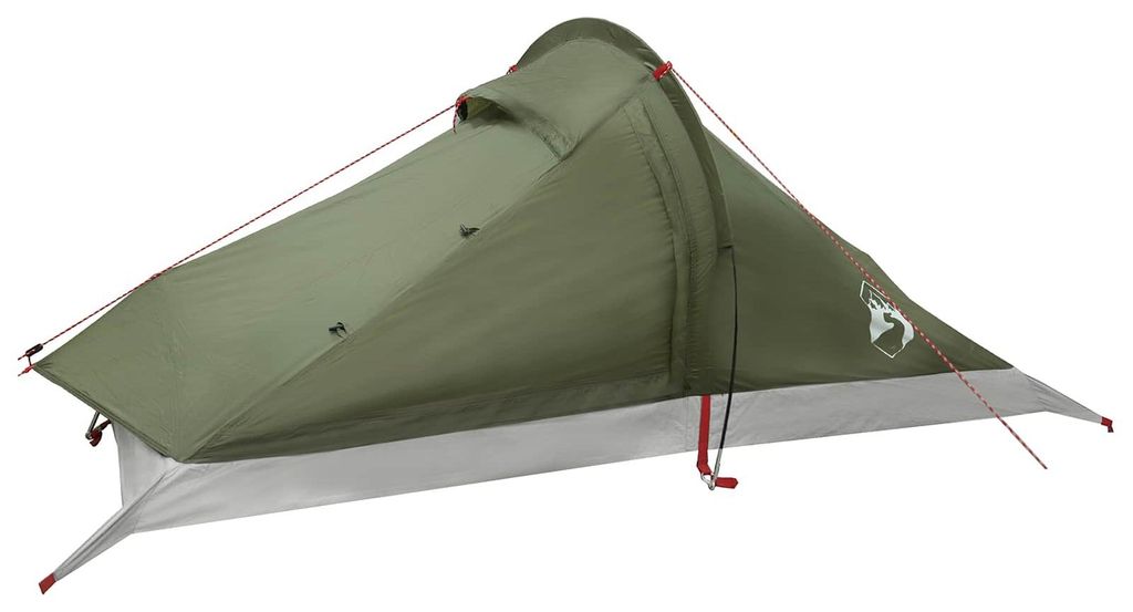 vidaXL Trekkingzelt Olive Grün 4-Personen