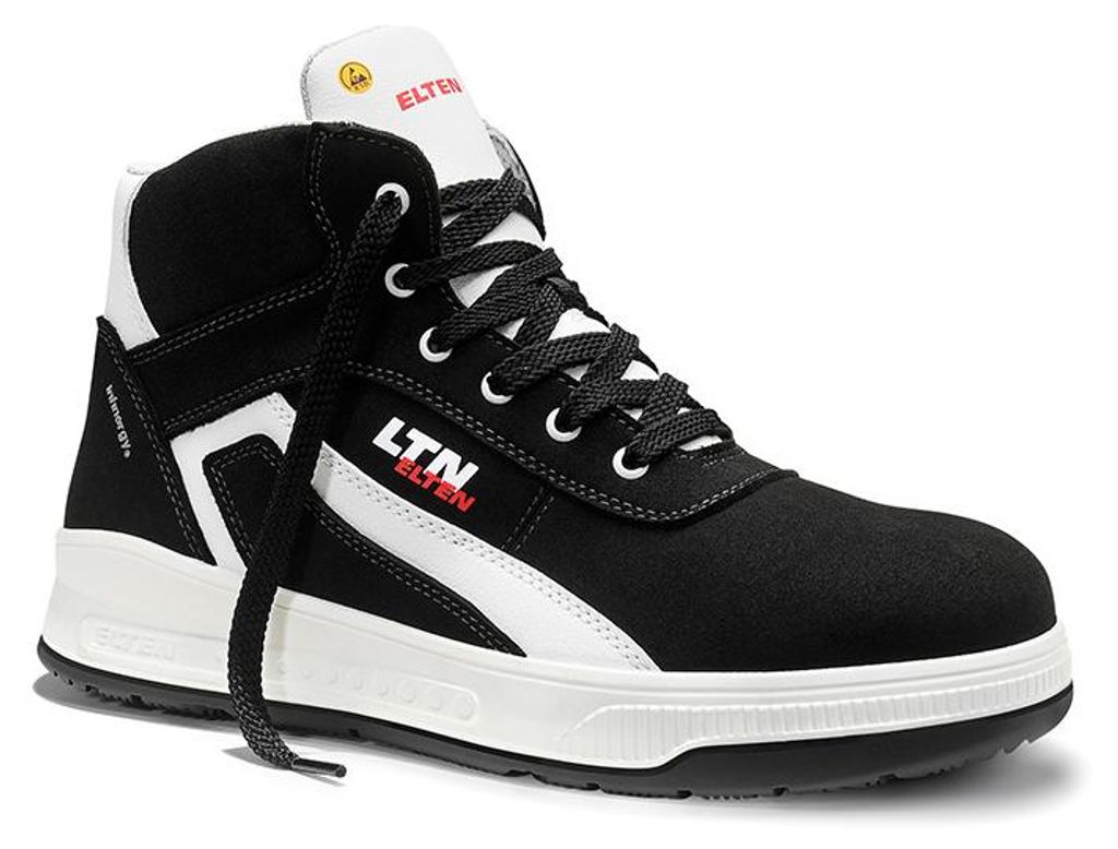 Sicherheitsschnürstiefel BATES XXST black Mid ESD S3S, Gr. 35