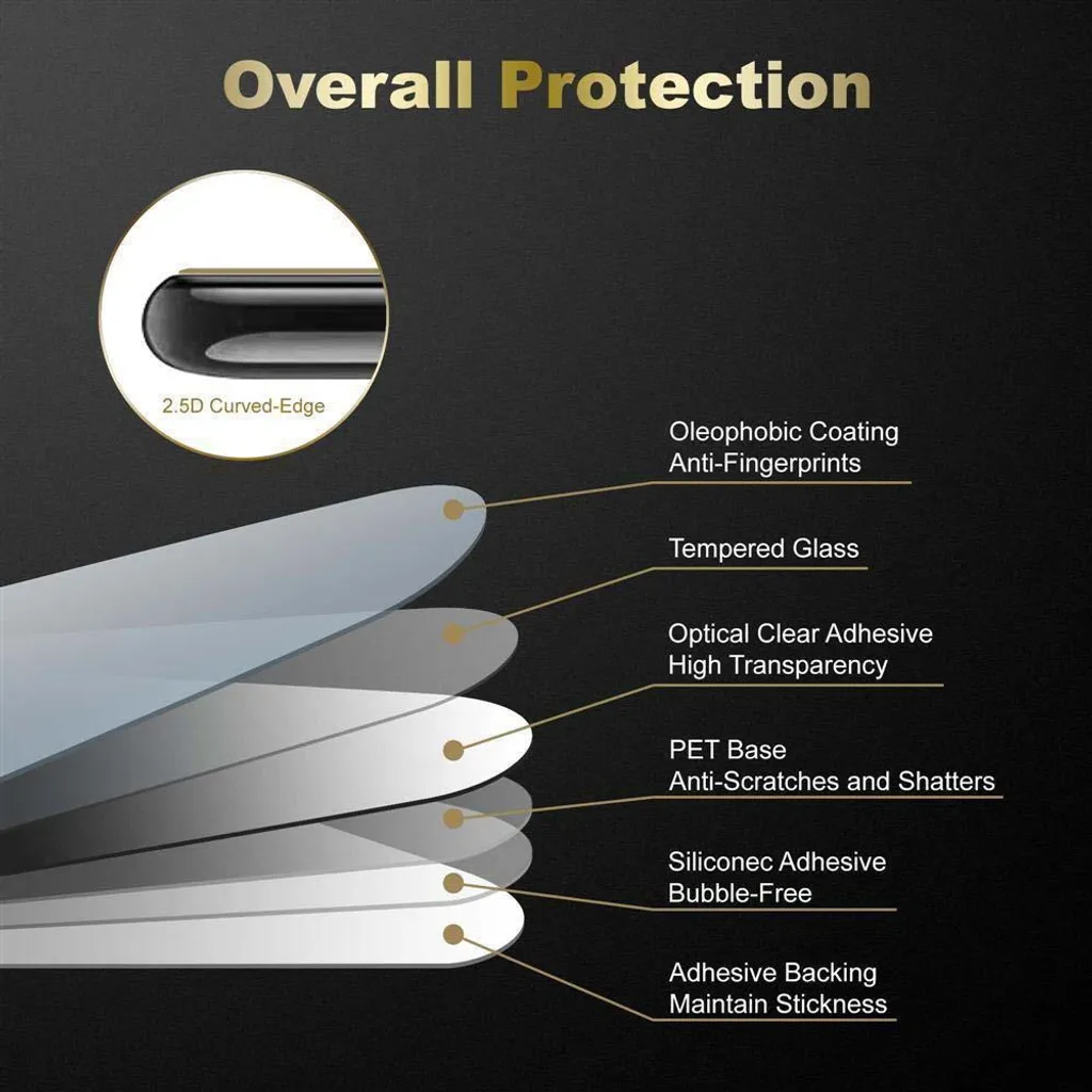 Cadorabo pellicola blindata per Apple iPhone XS MAX pellicola protettiva in bianco a schermo intero vetro temperato di protezione del display - 9