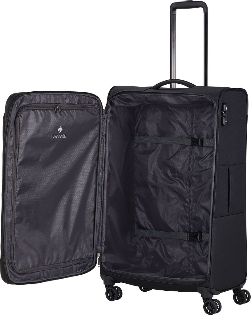 travelite trolley Chios 4W Trolley Black noir 78cm Image du produit 