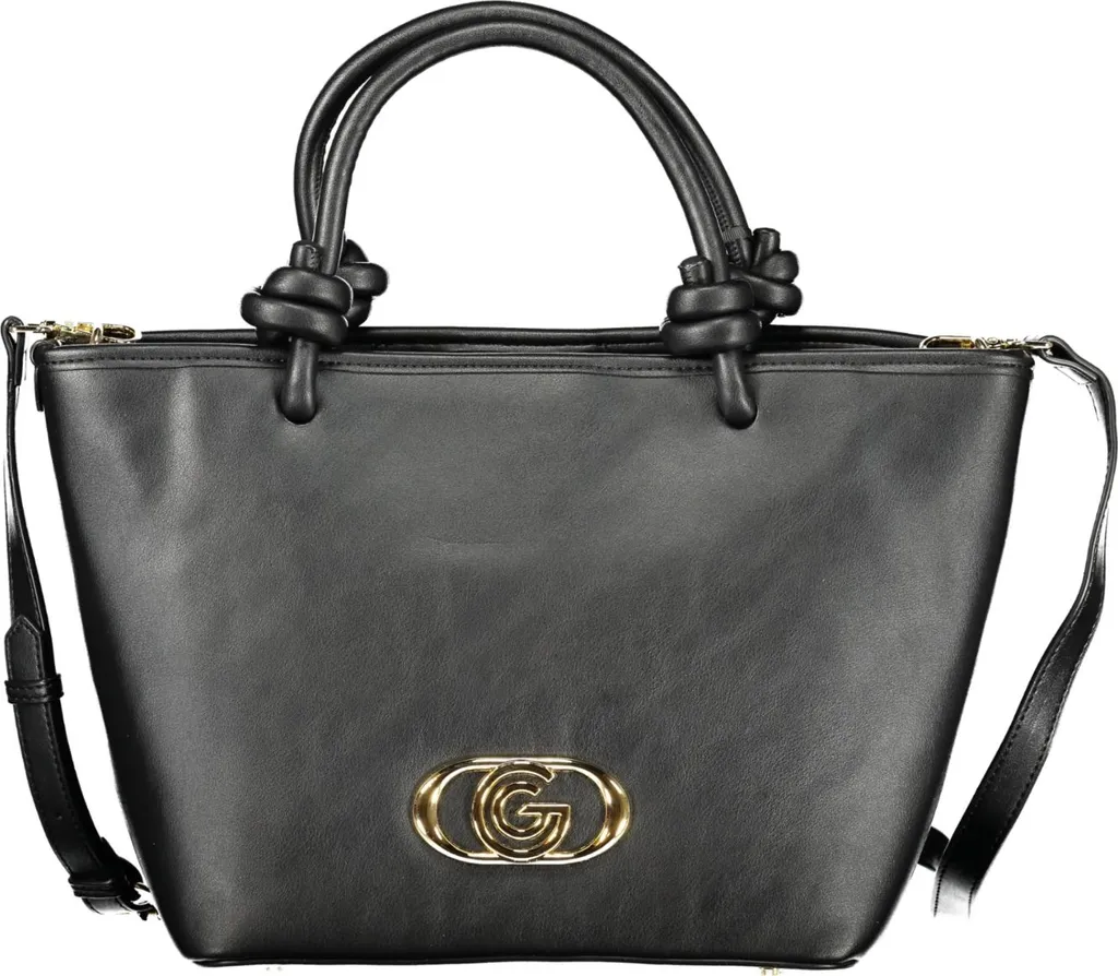Sac à main noir Caterina : rangez tout avec style et bandoulière