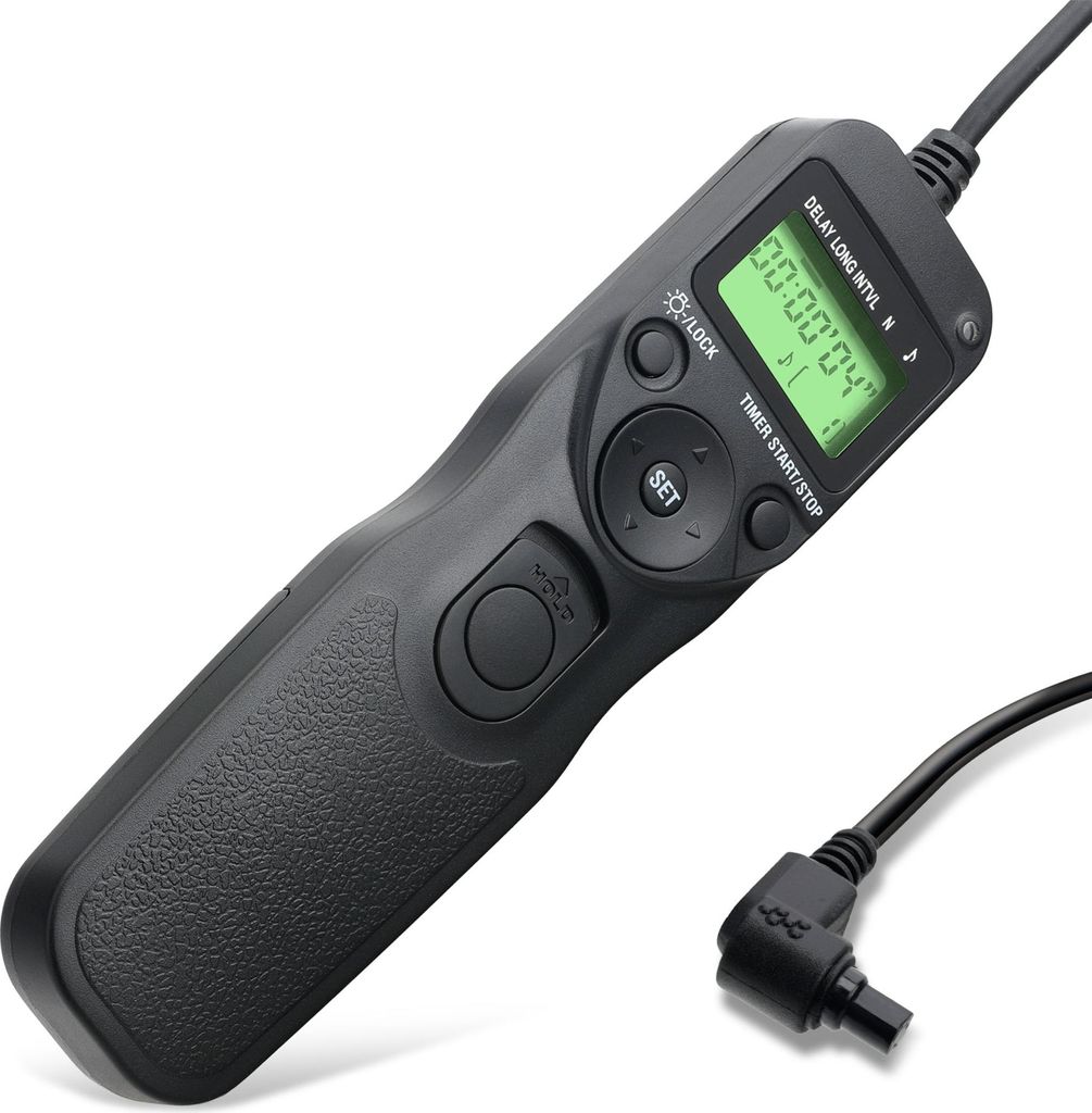 subtel Fernauslöser kompatibel mit Canon EOS 5D Mark IV, 5D, 40D, 7D, 5D Mark II, 1D X, 1D Mark IV, 1D X Mark II Kamera - Kabelauslöser mit Timer...