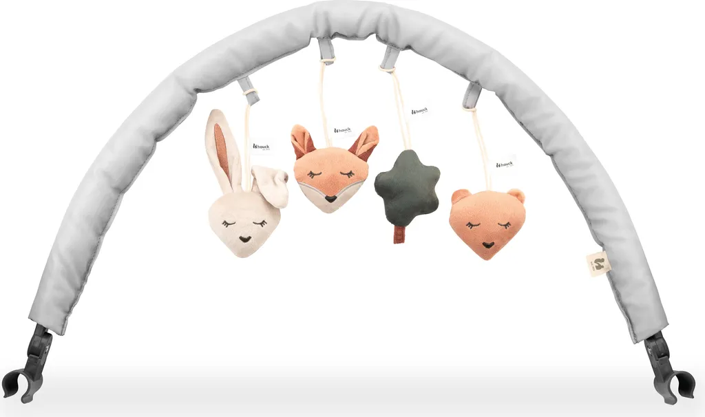 Arche de Jeu Bébé Hauck Réglable avec Hochet - Éveil Dès la Naissance