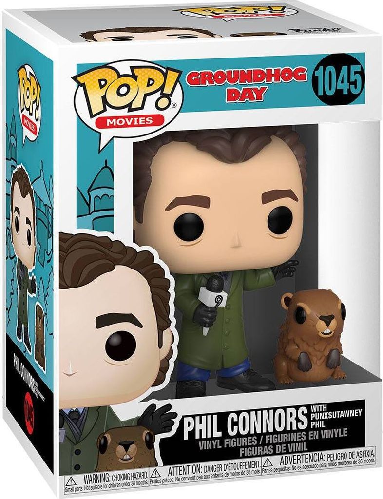 Groundhog Day - Phil Connors with Punxsutawney Phil 1045 - Funko Pop! - Vinyl Figur