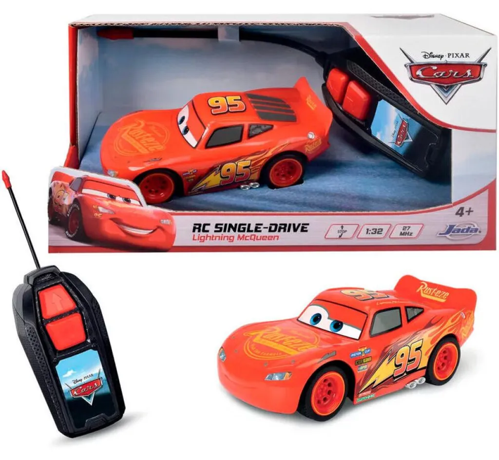 Voiture Cars Rayo 1:32 Single Drive - Télécommande Simple et Design Jada