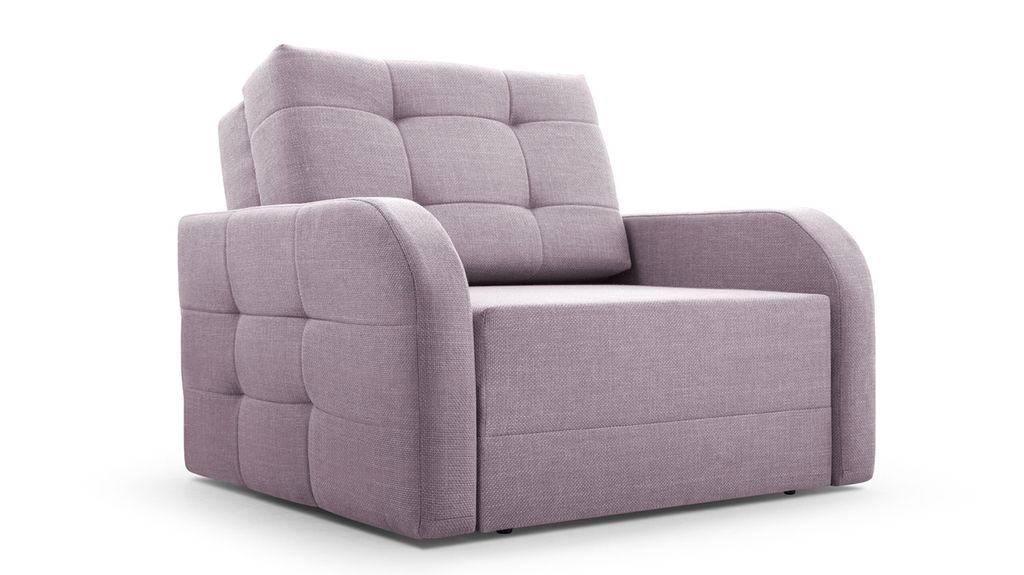 MOEBLO Schlafsessel PORTO 80 – Sofa Sessel Jugendsofa Schlafsofa 1-Sitzer Gästebett mit Schlaffunktion und Bettkasten Kindersofa (BxHxT): 101x90...