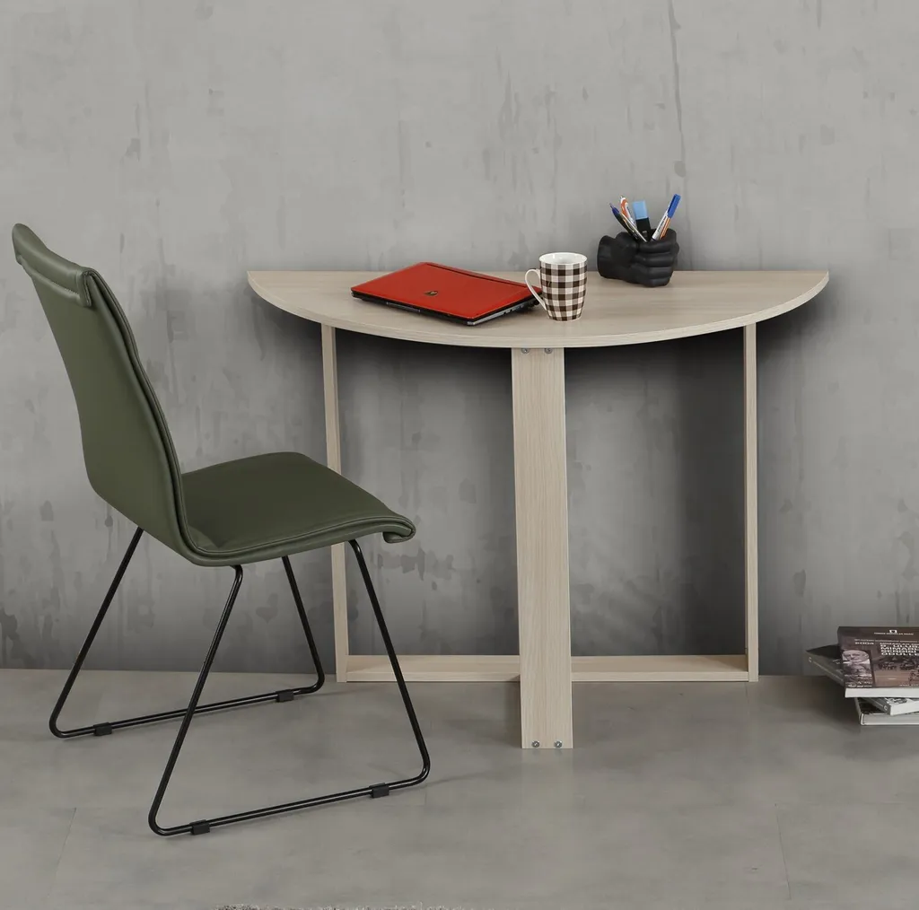 Skye Decor Middle bureau en chêne 106x45x77 cm en bois mélaminé robuste