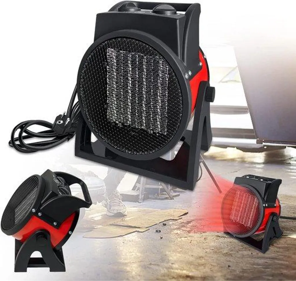 Radiateur d'appoint 2000W idéal pour chambre et bureau silencieux
