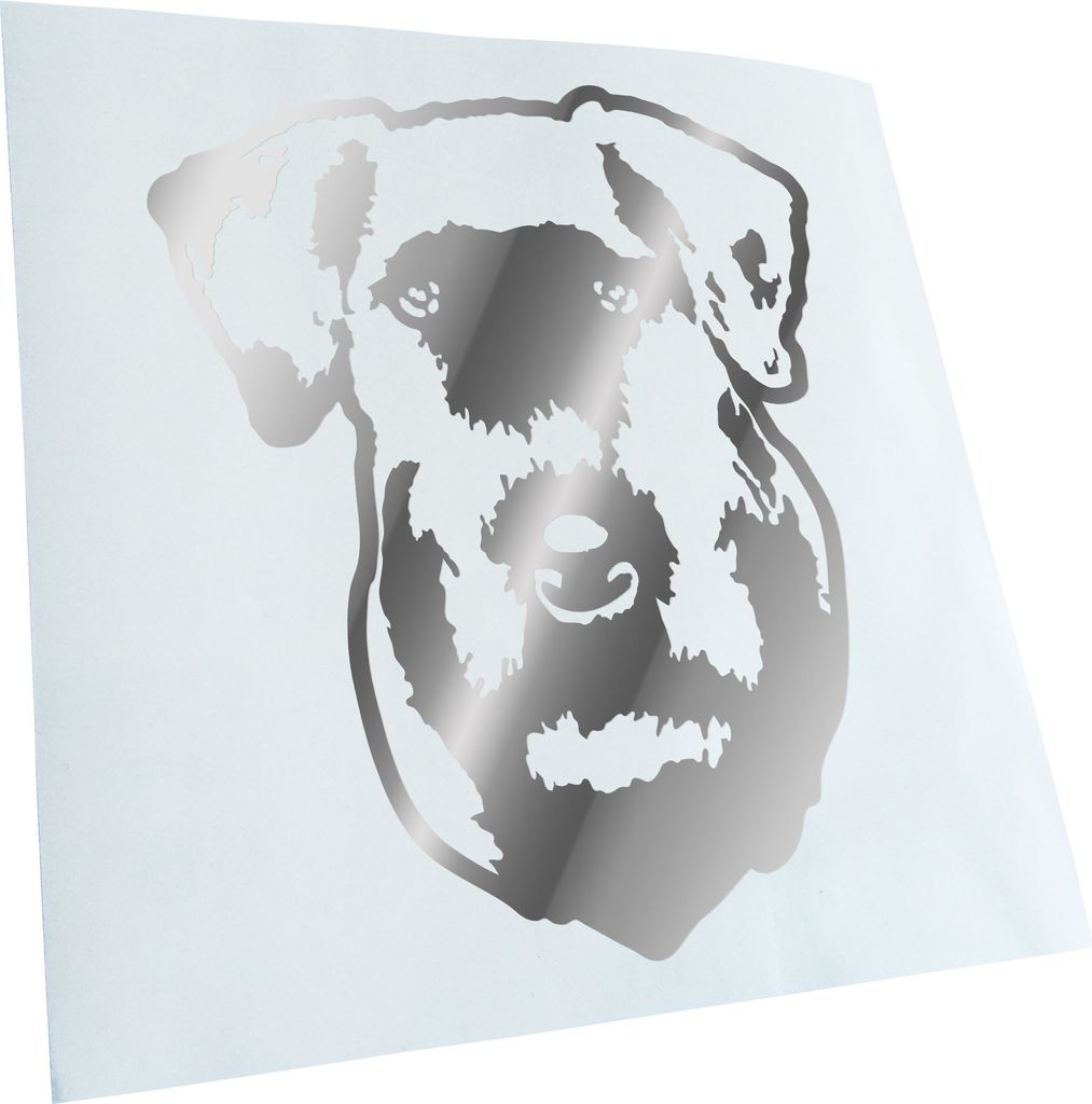 Kiwistar - Autoaufkleber - Cesky Terrier Hund - Gold - 12x10cm - Aufkleber für Auto, Laptop, Fahrrad, LKW, Motorrad mehrfarbig JDM Decal Racing