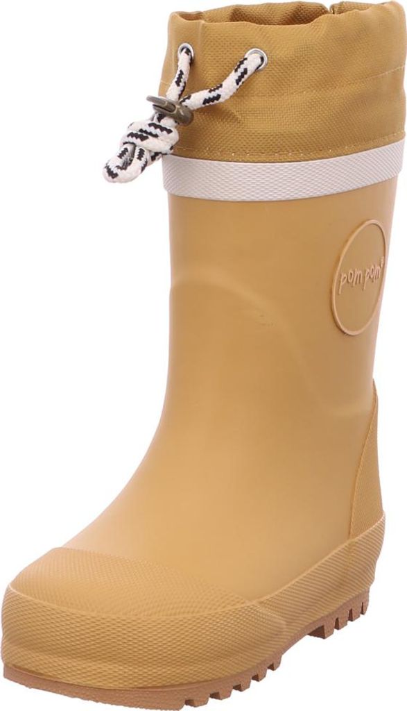 pom pom Gumboots Thermo Mustard 29