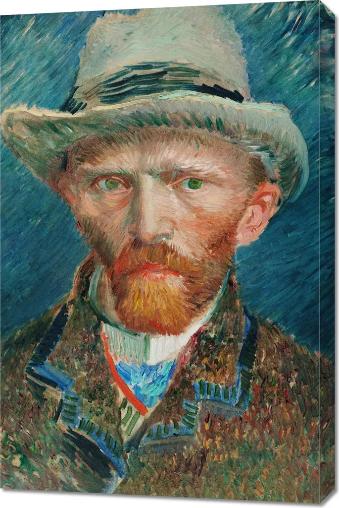 Quadro Grande Van Gogh 60x90 Autoritratto - Offerta Salotto
