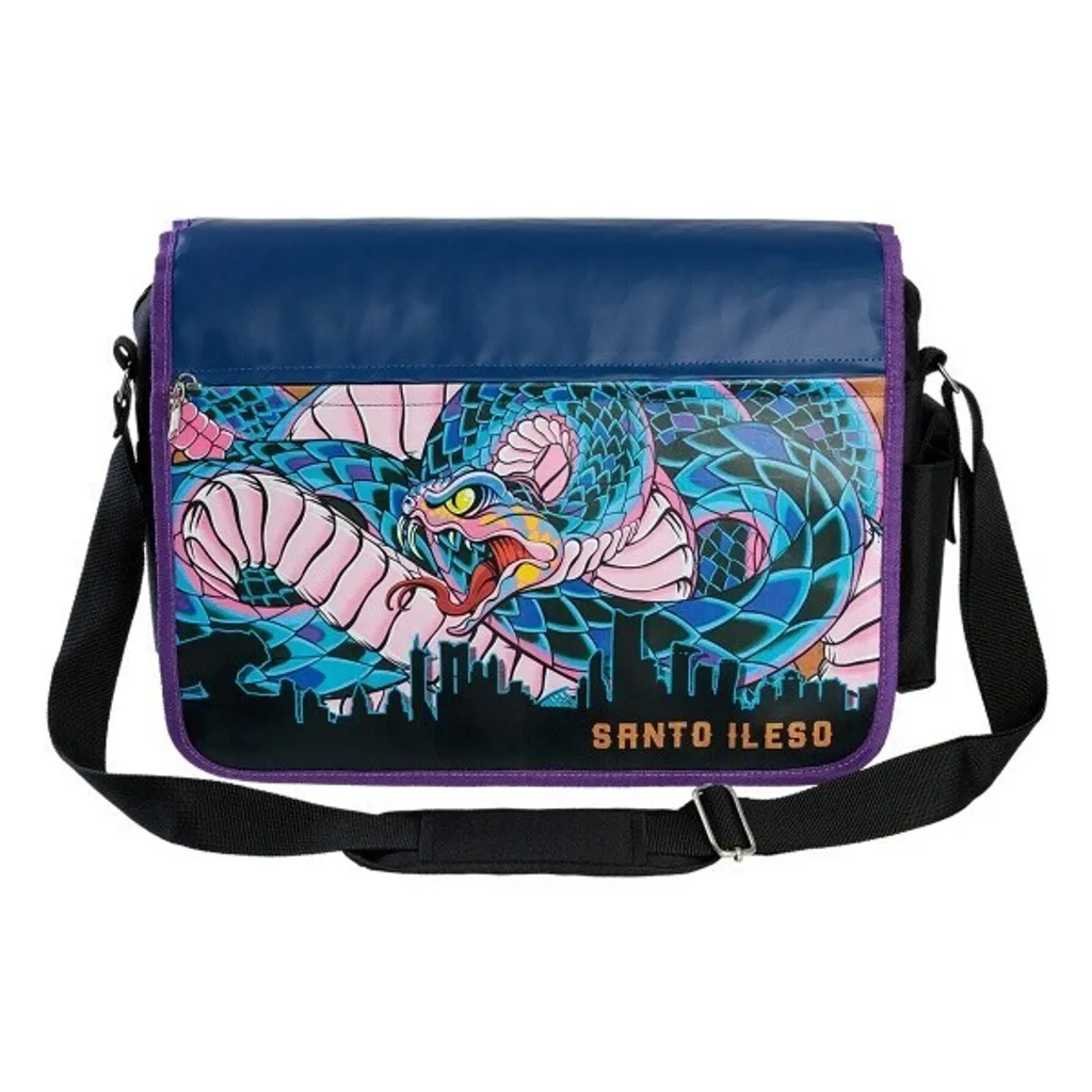Sac Bandoulière Saints Row Snake Mural Idéal pour Cours et Travail