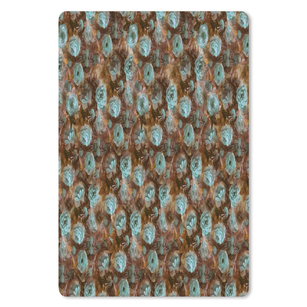 MuchoWow Mauspad Mousepad Blumen - Rosen - Farben 18x27 cm - Mousepads - Maus Mat - Pad - Mausunterlage