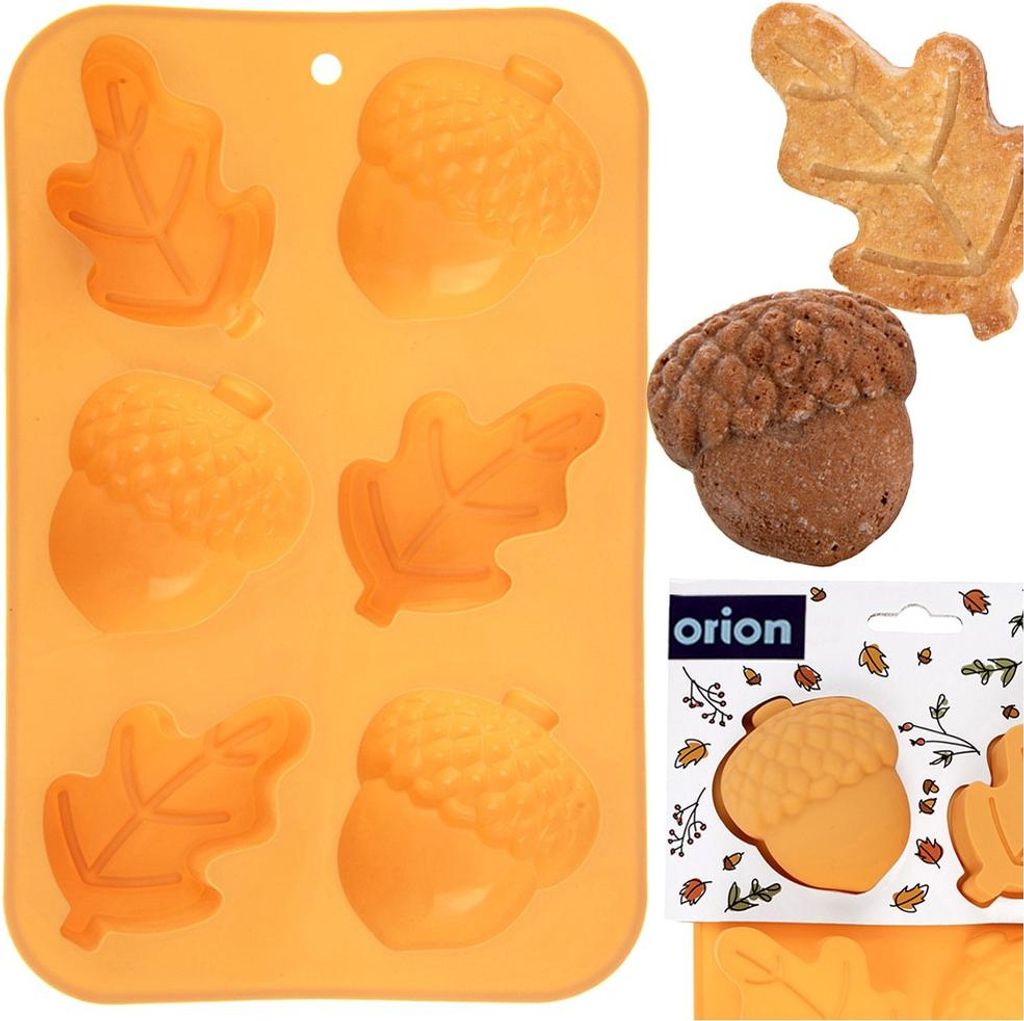 Orion | Keksform Muffins - Aus Silikon - Hitzebeständig - 27x17x3,5 cm - Spülmaschinenfest